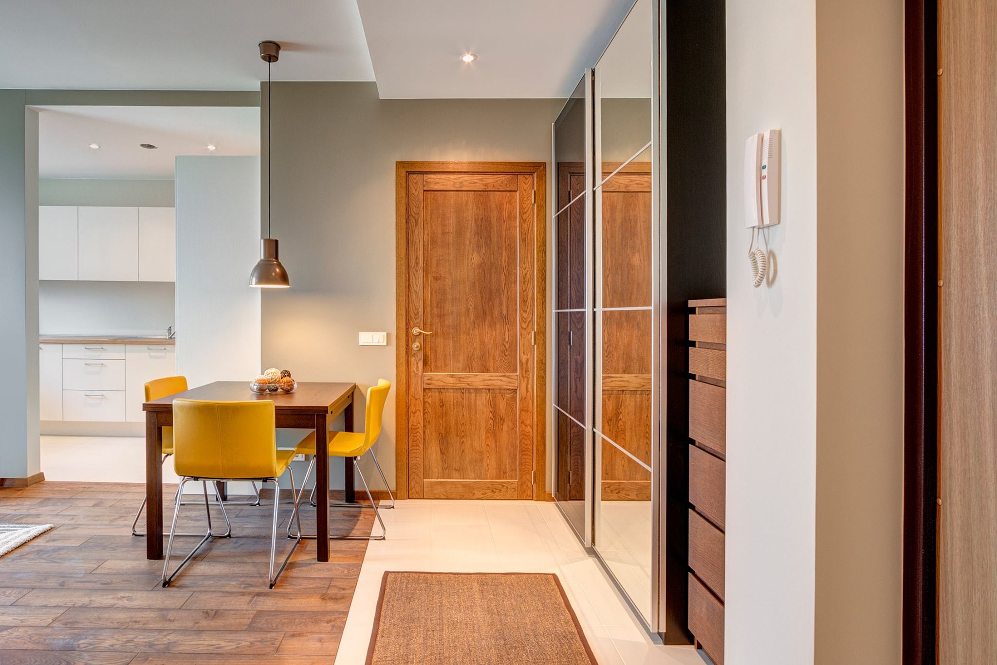Solid oak wood door