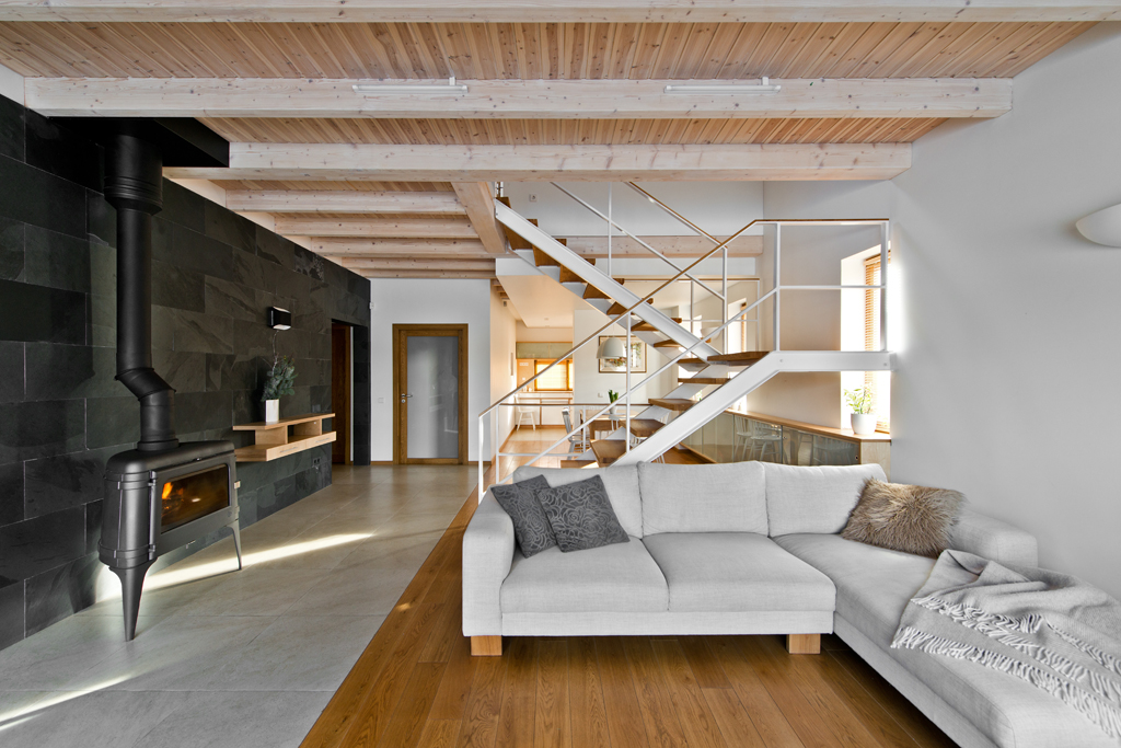 Interjeras: TEArchitecture, Ąžuolinė grindinė lenta, spalva 3305, Rustikas