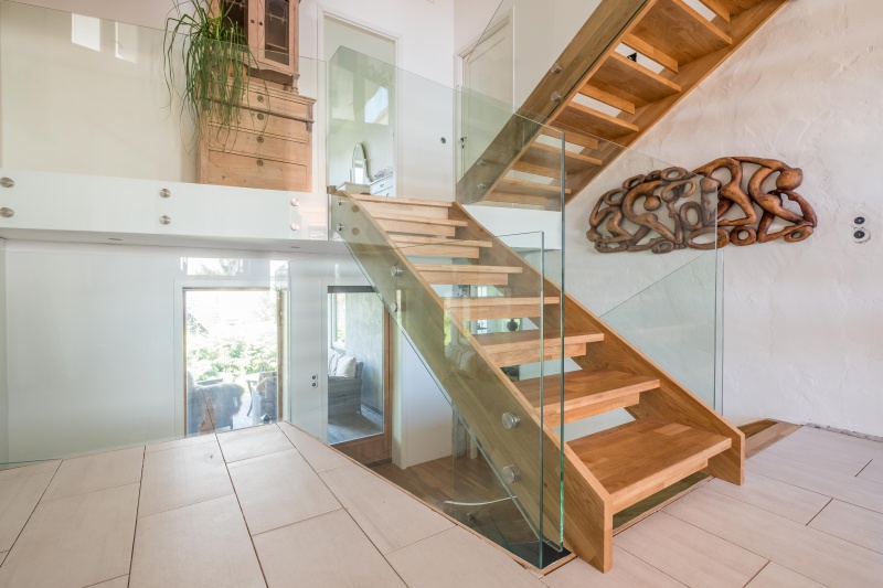 Oak stairs in Norway. Project no. 67