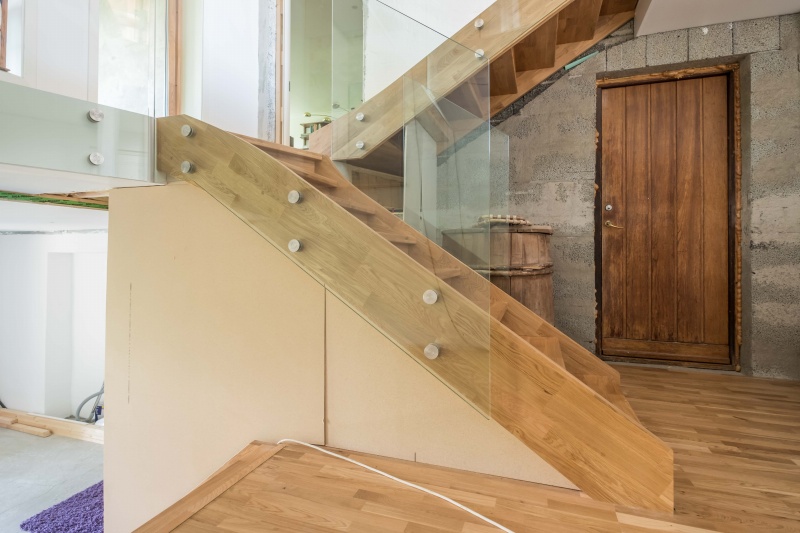 Oak stairs in Norway. Project no. 67