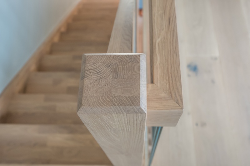Oak stairs in Norway. Project no. 69