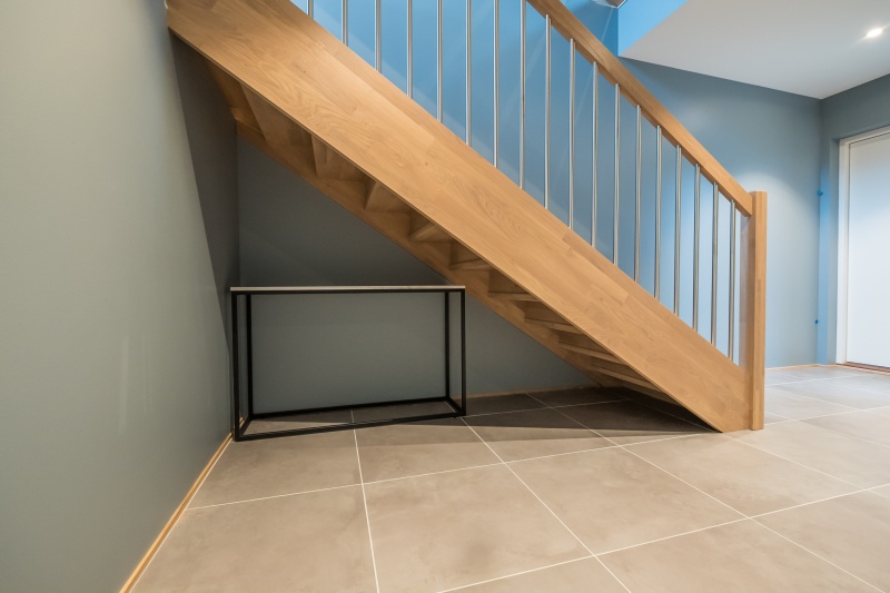 Oak stairs in Norway. Project no. 69