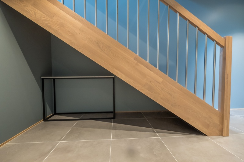 Oak stairs in Norway. Project no. 69