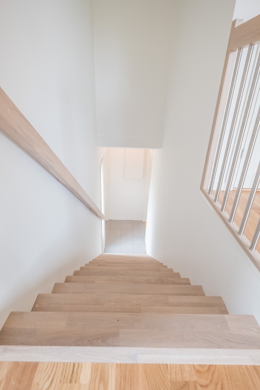 Oak stairs in Norway. Project no. 70