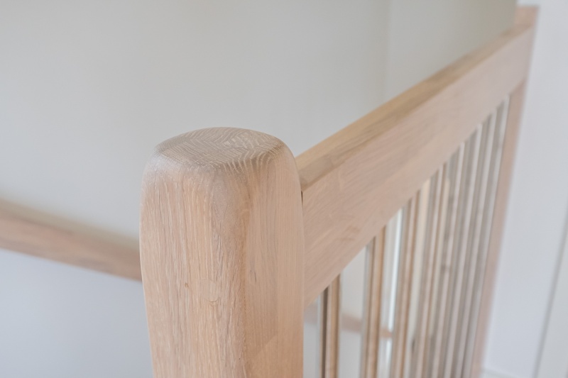 Oak stairs in Norway. Project no. 70