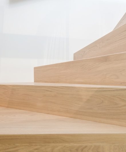 Solid oak wood stairs in Norway. Project no. 74