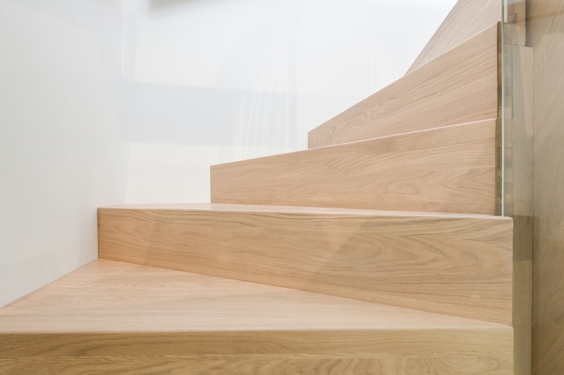 Solid oak wood stairs in Norway. Project no. 74