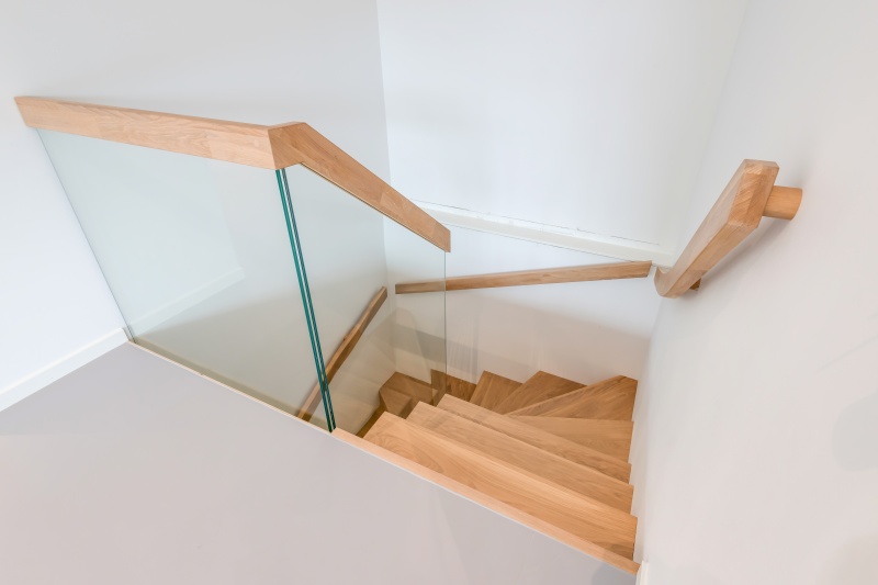 Solid oak wood stairs in Norway. Project no. 74