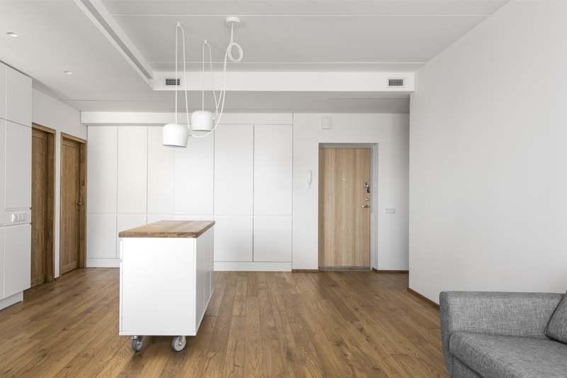 Solid oak wood door