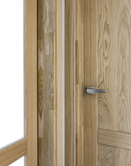 Medinės ąžuolinės durys: modeliai D2F ir D2S, Pure nature P-5200.