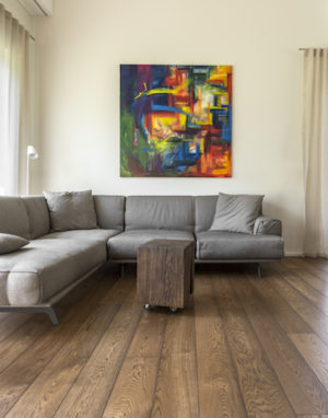 Oak floorboard, color 3481 Walnut