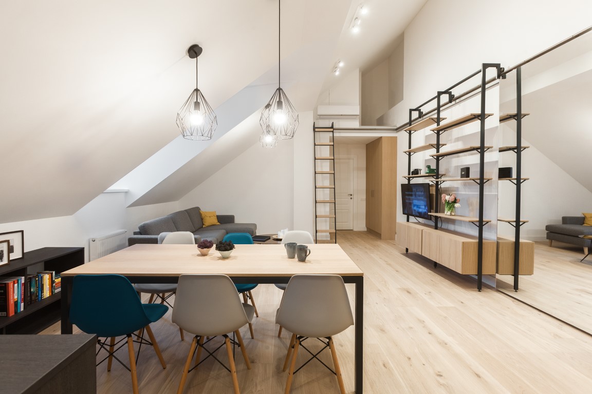 Oak flooring: 3408 Extra white color.