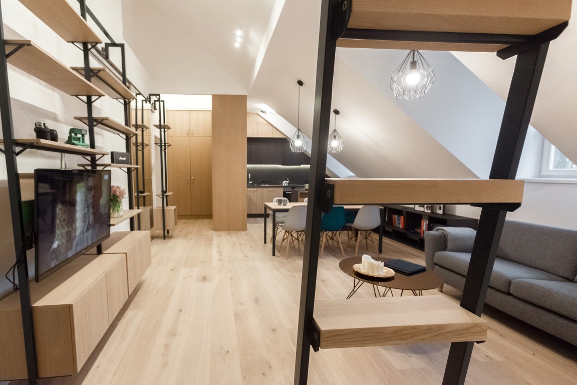 Oak flooring: 3408 Extra white color.