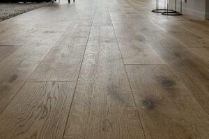 230 mm wide oak floorboards