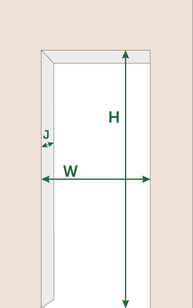 Door size measuring manual