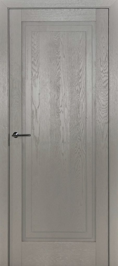 Internal oak doors  Art Deco  Stone Grey - RAL 7030