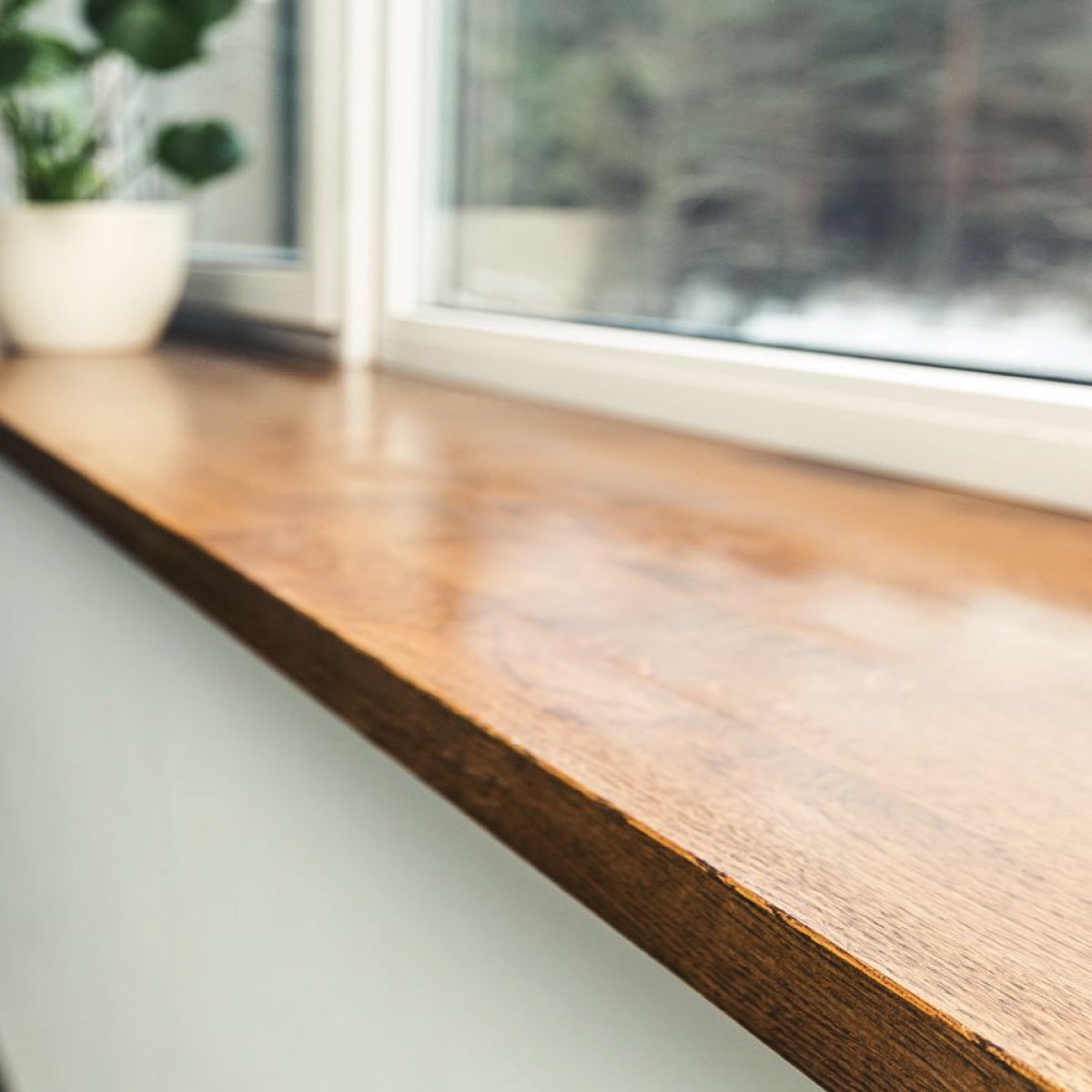 Wooden Windowsills And Diverse Design Concepts