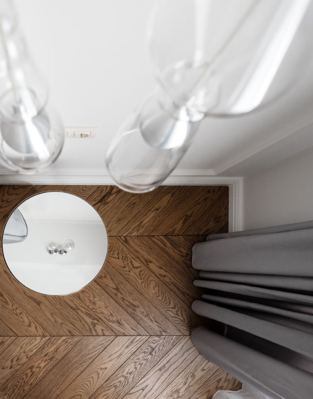 Harmonising Different Spaces with Chevron Parquet
