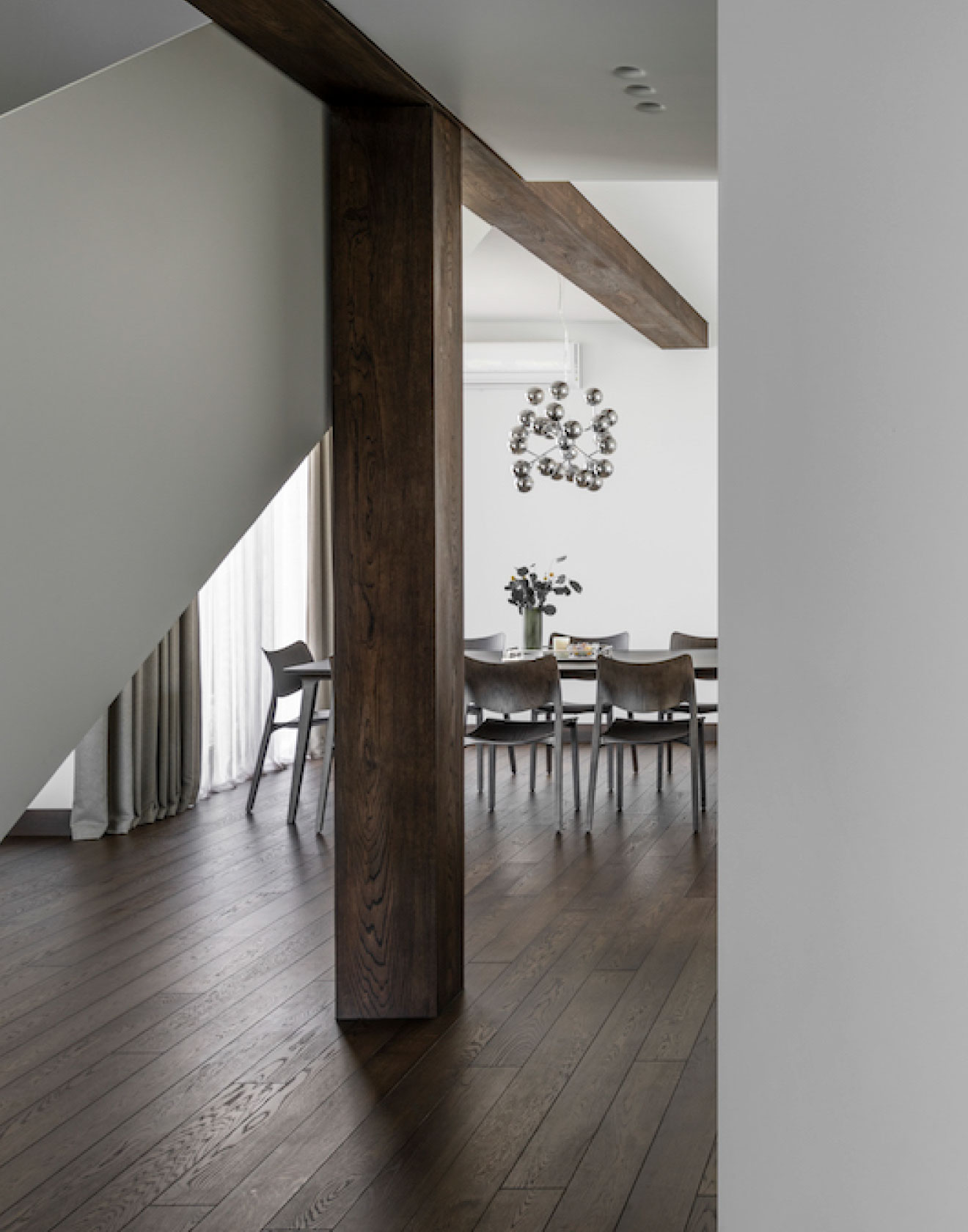 A Home Defined by Oak, Light, and Modern Classic Design — Featuring Our Oak Stairs and Parquet