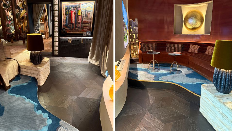 Diamond Oak Parquet in Chiana Finish at WOW!house 2025