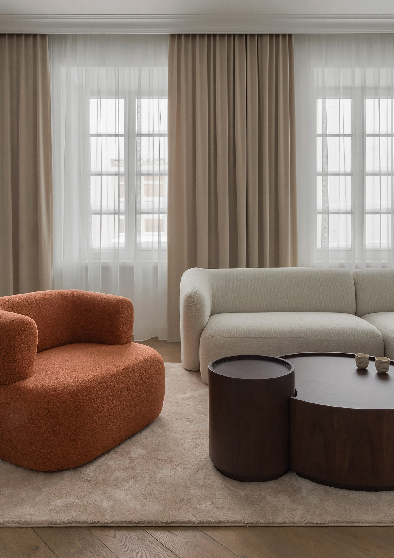 Chevron 45° Flooring - A Defined, Refined Interior